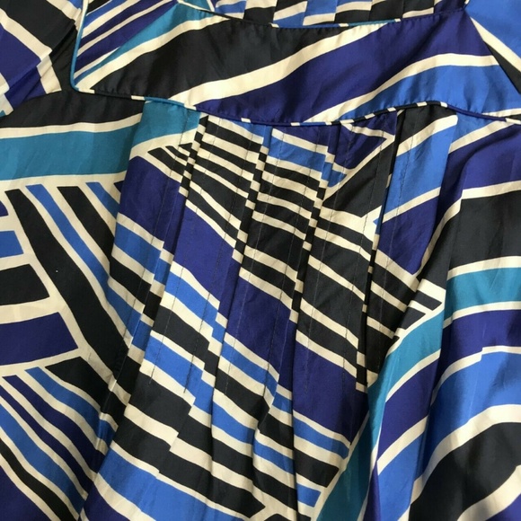 Banana Republic Striped Print Tunic Top Sz Small - Picture 8 of 8